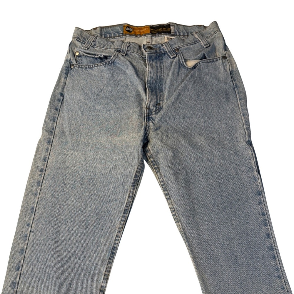 VTG Levis SilverTab Straight Leg Jeans Light Wash Denim Streetwear 32x30 Mens